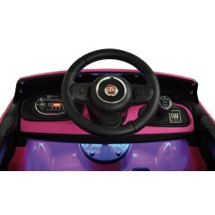 Ride-on Fiat 500 pink 12V