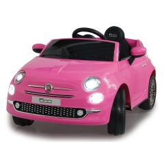 Ride-on Fiat 500 rose vif 12V