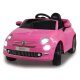 Ride-on Fiat 500 fucsia 12V