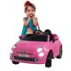 Ride-on Fiat 500 pink 12V