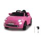 Ride-on Fiat 500 pink 12V