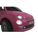 Ride-on Fiat 500 rose vif 12V