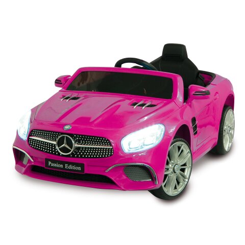 pink mercedes benz ride on