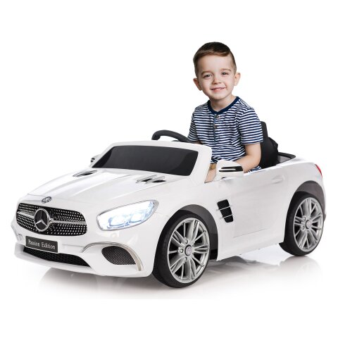 Ride-on Mercedes-Benz SL 400 bianco 12V