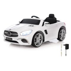 Ride-on Mercedes-Benz SL 400 bianco 12V