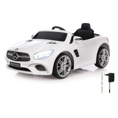 Ride-on Mercedes-Benz SL 400 blanco 12V