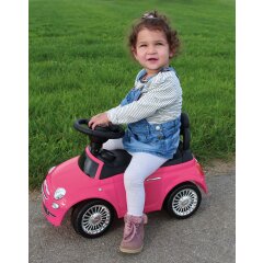 Push-car Fiat 500 pink