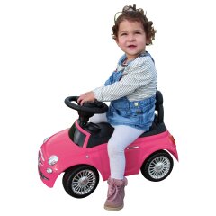 Push-Car Fiat 500 rosa fucsia