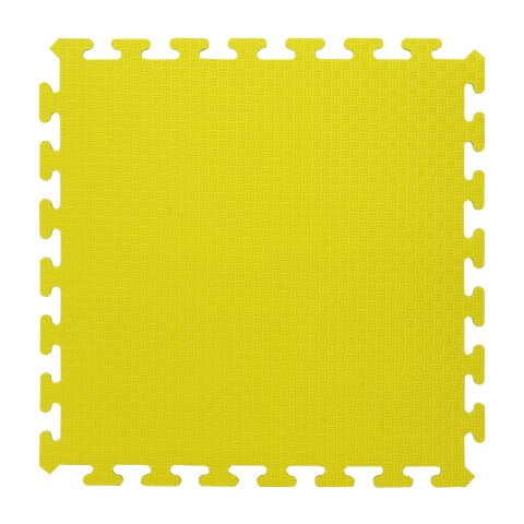 Alfombras de puzzle amarillo 50 x 50 cm 4 pz.