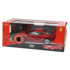 Ferrari F40 1:14 rojo 27Mhz Control remoto de los faros plegables