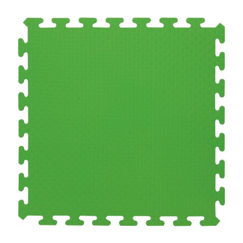 Alfombras de puzzle verde 50 x 50 cm 4 pz.