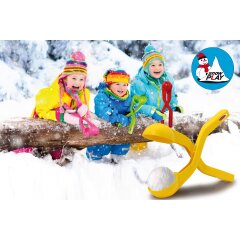 Snow Play Pinza per palle di neve 38cm giallo