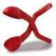 Snow Play Pinza per palle di neve 38cm rosso