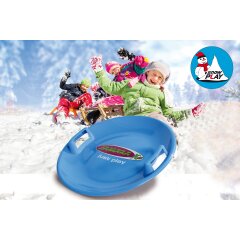 Snow Play Round Snow Sledge 60cm blue