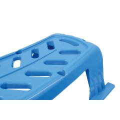 Snow Play Sled Snow-Star 90cm blue with backrest