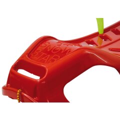 Snow Play Sled Snow-Star 90cm red with backrest