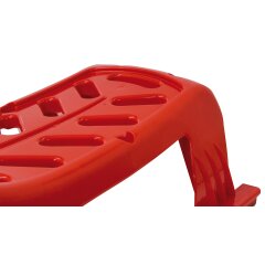 Snow Play Sled Snow-Star 90cm red with backrest