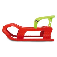 Snow Play Trineo Snow-Star 90cm rojo con respaldo