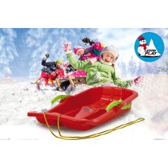 Snow Play Bob Karol 80cm red with Brake