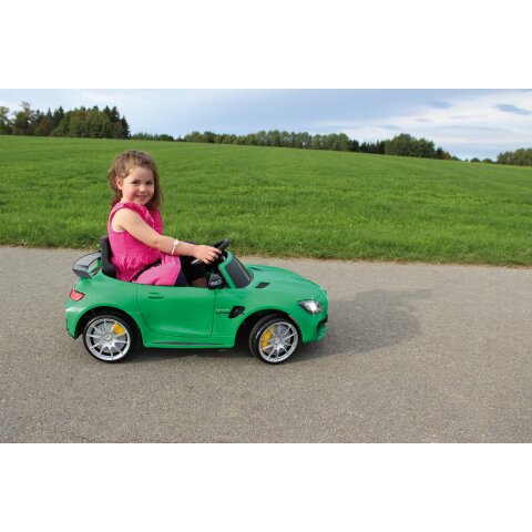 Ride-on Mercedes-AMG GT R grn 2,4GHz 12V