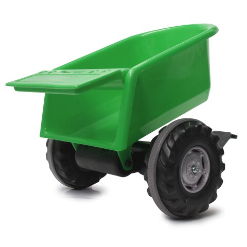 Rimorchio Ride-on verde per trattore Power Drag/Big Wheel