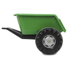 Rimorchio Ride-on verde per trattore Power Drag/Big Wheel