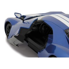 Ford GT 1:14 azul 2,4GHz puerta manual