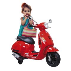 Ride-on Vespa GTS 125 rojo 12V