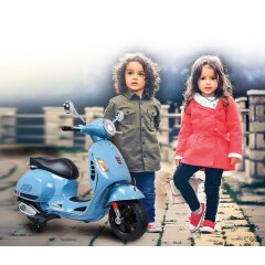 Ride-on Vespa GTS 125 azul 12V