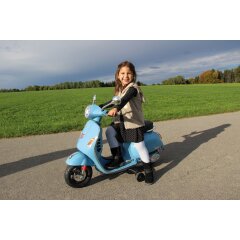 Ride-on Vespa GTS 125 azul 12V