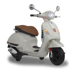 Ride-on Vespa GTS 125 bianca 12V