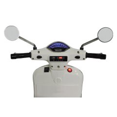 Ride-on Vespa GTS 125 bianca 12V