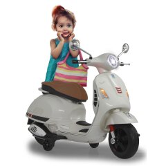 Ride-on Vespa GTS 125 blanc 12V