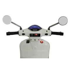 Ride-on Vespa GTS 125 blanco 12V