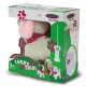 Trixi RC chien en peluche blanc/Rosa 27MHz