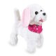 Trixi RC chien en peluche blanc/Rosa 27MHz