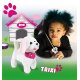 Trixi RC Plüschhund Weiss/Rosa 27MHz