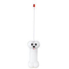 Lucky RC chien en peluche blanc/marron 27MHz