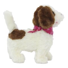 Lucky RC Furry Dog white/brown 27MHz