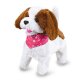 Lucky RC chien en peluche blanc/marron 27MHz