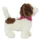 Lucky RC chien en peluche blanc/marron 27MHz