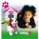 Lucky RC Furry Dog white/brown 27MHz