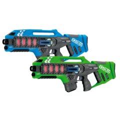 Impulse Laser Gun Rifle Set azul/verde