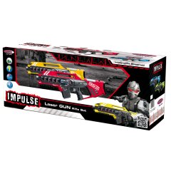 Impulse Laser Gun Rifle Set amarillo/rojo