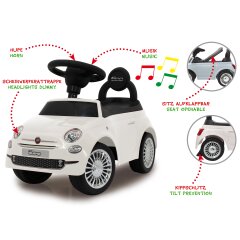 Cavalcabile Fiat 500 bianco 2in1