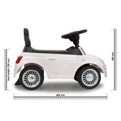 Push Car Fiat 500 white 2in1