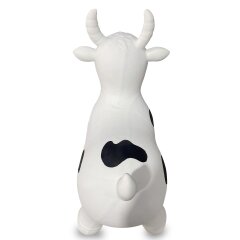 Animal saltarín Vaca HoppyDoo blanco/ negro con bomba