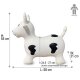 Animal saltarín Vaca HoppyDoo blanco/ negro con bomba