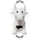 Animal saltarín Vaca HoppyDoo blanco/ negro con bomba