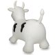 Bouncing Animal Cow HoppyDoo white/black with pump